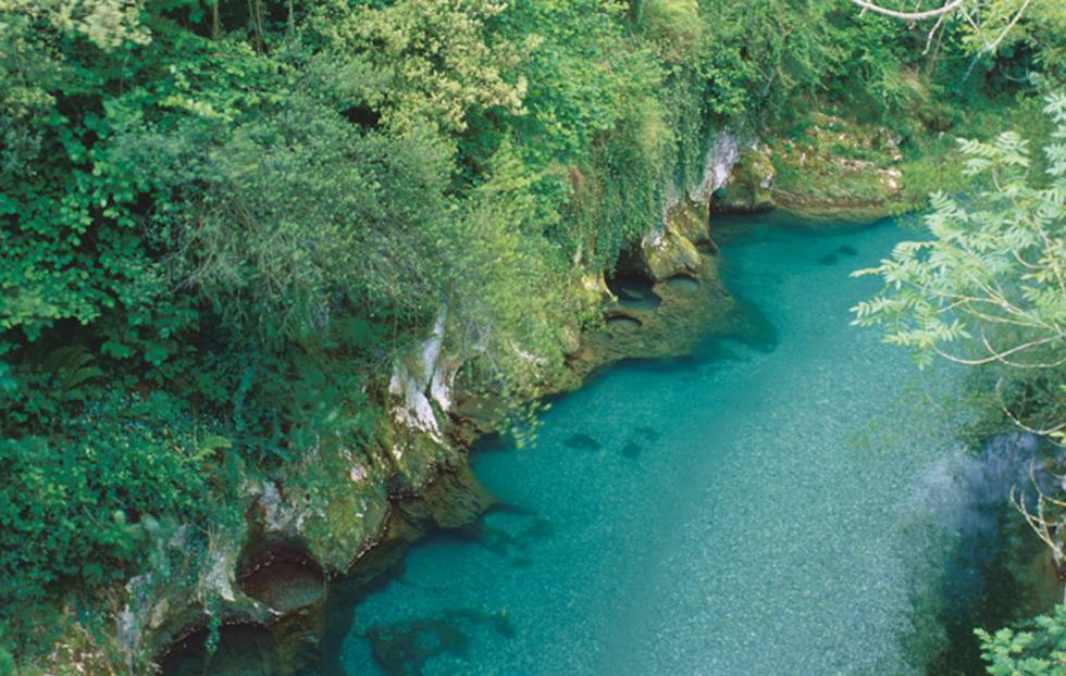 Un paisaje de impresionante belleza: el curso del río Cares.