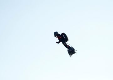 El Canal de la Mancha se resiste al ‘hombre volador’
