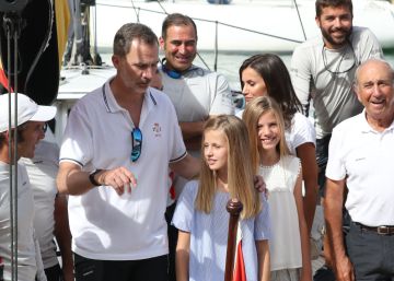 Las primeras imágenes de la familia real en Palma