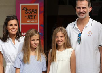 Los Reyes inician sus vacaciones en Palma