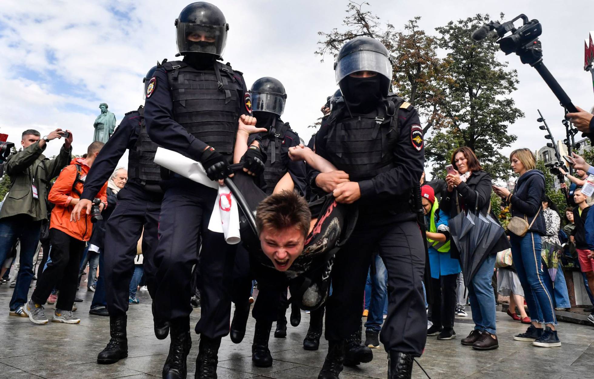 rusia manifestacion