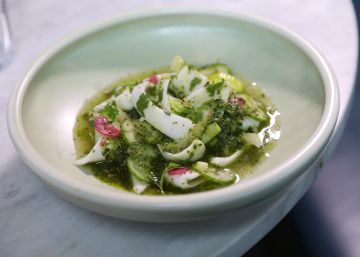 Un plato de cebiche.