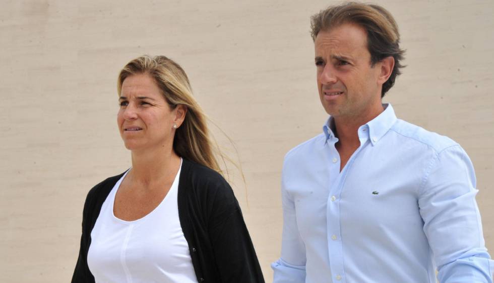 Arantxa Sánchez Vicario y Josep Santacana, en una imagen de archivo. rn