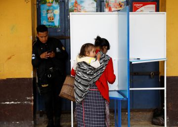Las elecciones en Guatemala, en imágenes