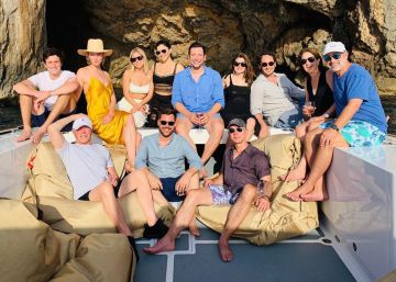 La pandilla de millonarios de Jeff Bezos navega por las Baleares