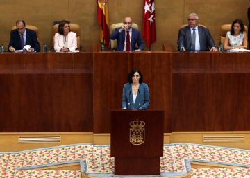 El debate de investidura de Isabel Díaz Ayuso, en imágenes El debate de investidura de Isabel Díaz Ayuso, en imágenes