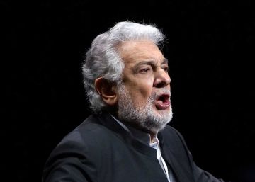 Plácido Domingo en el estreno de
