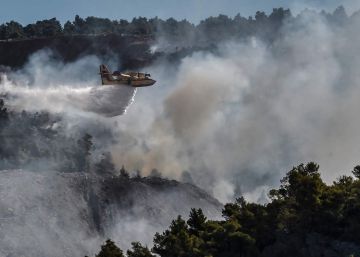 Los incendios en Grecia, en imágenes