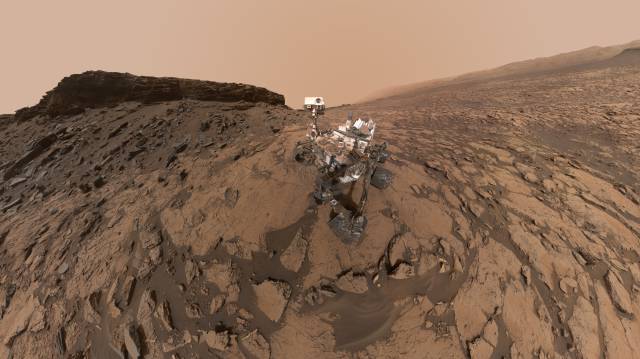 El rover 'Curiosity' en Marte.