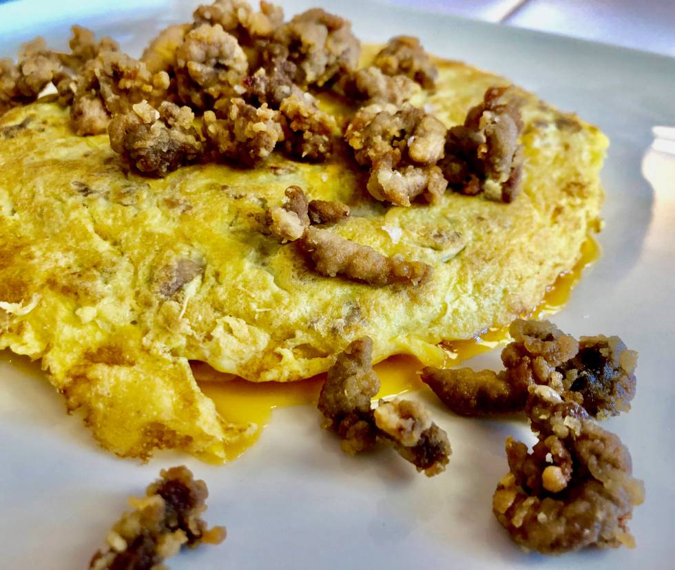 Tortilla de huevas de boquerones Capel