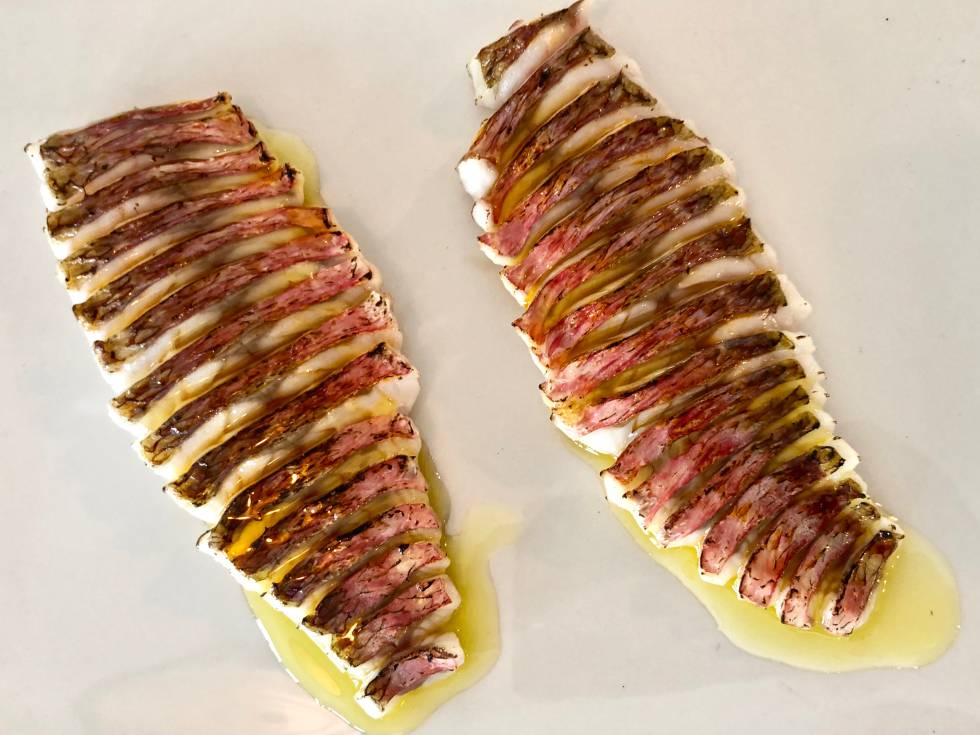 Salmonetes espetados Capel