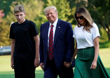 Barron Trump reaparece tras meses de ausencia