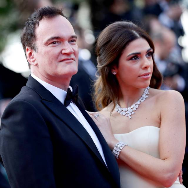 Quentin Tarantino y su esposa Daniella Pick, en Cannes, en mayo.