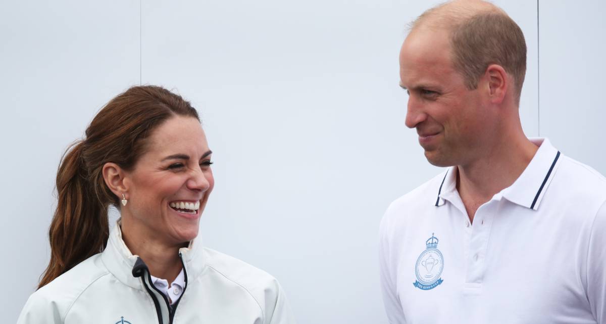 Kate Middleton y Guillermo de Inglaterra, en la regata The King's Cup en Cowes, Inglaterra, este mes.