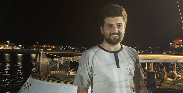 Ali Maray after leaving the ‘Open Arms.’