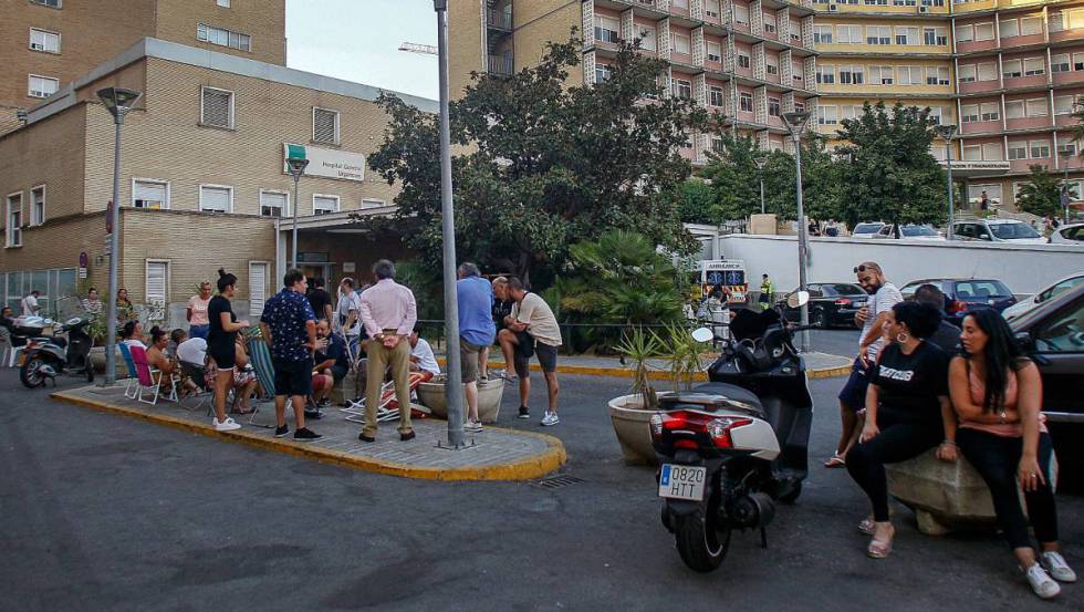 The Virgen del Rocío hospital on Wednesday.