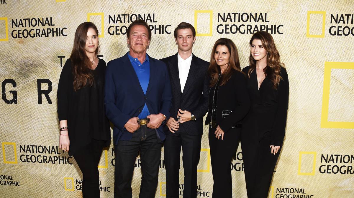 La familia Schwarzenegger-Shriver, en 2017.
