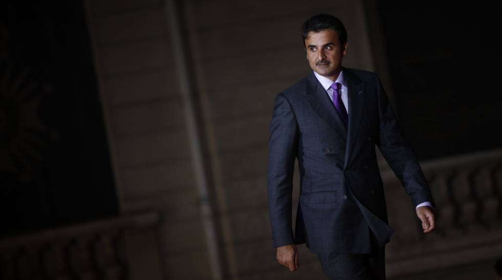 El emir de Qatar, Tamim ben Hamad Al Thani, en París en noviembre de 2018.