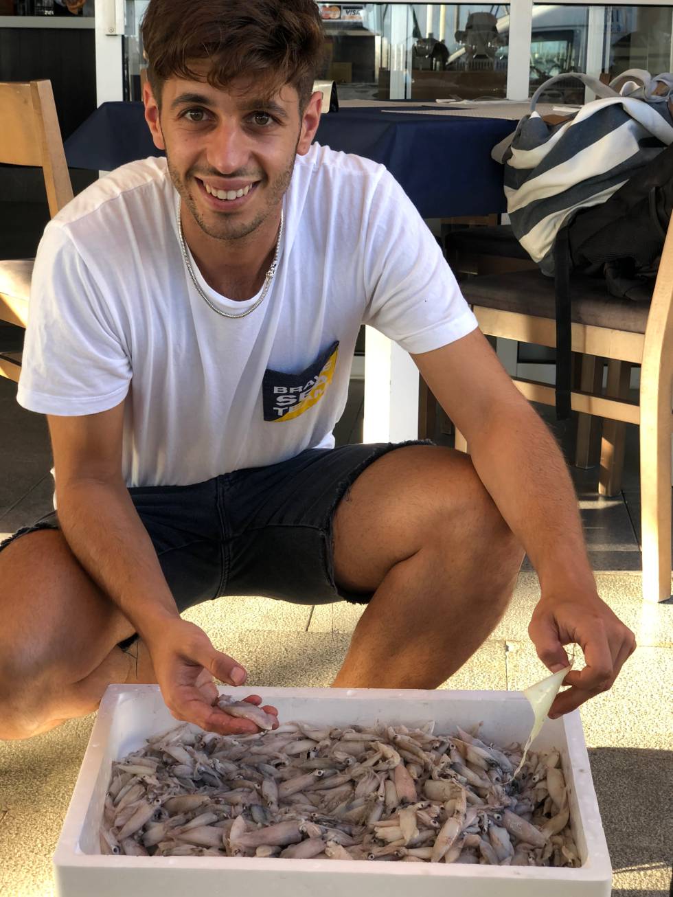 Marco Fernández, jefe de compras en la lonja del restaurante ChinChín Capel