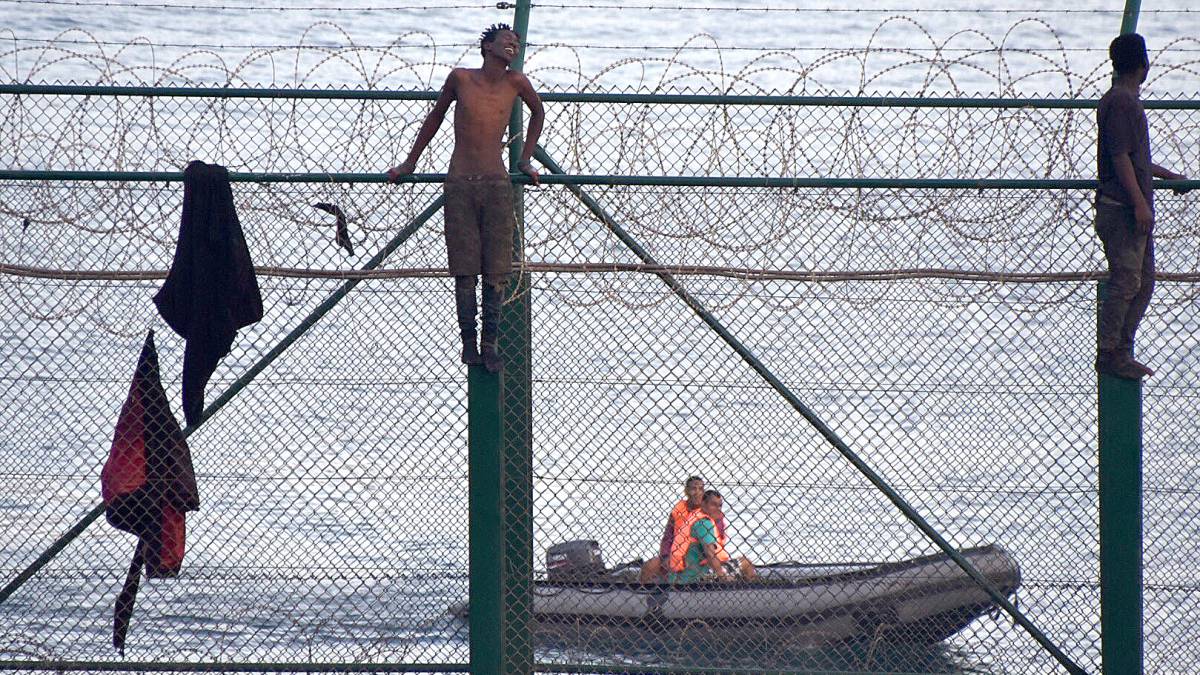 El salto a la valla de Ceuta
