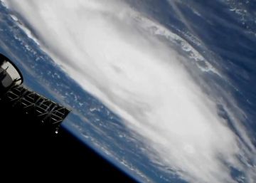 O furacão Dorian, visto do espaço