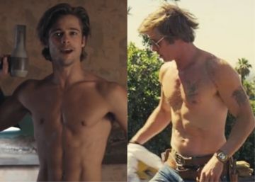 La comparación del torso de Brad Pitt hace 30 años y ahora levanta la locura