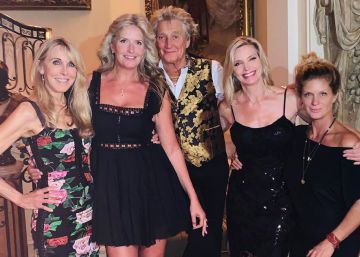 Los 75 años más rockeros de Rod Stewart