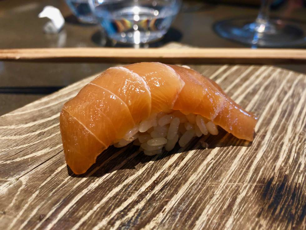 Mekajiki, pez espada (blue marlin) madurado durante 50 días por Kimura Capel