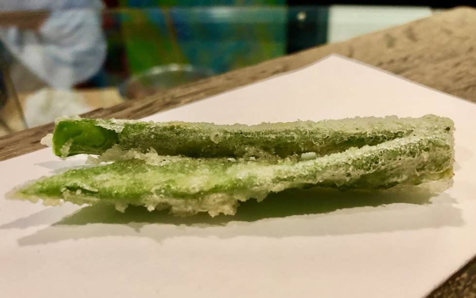 judías verdes en tempura Capel