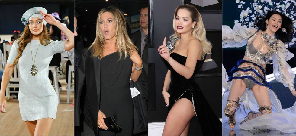 Gigi Hadid, Jennifer Aniston, Rita Ora y Ming Xi.