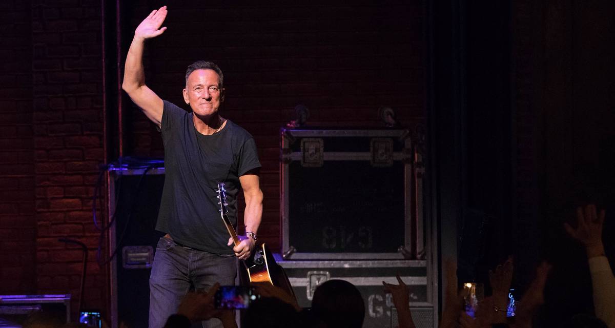 Springsteen, en un concierto en Nueva York en 2018.