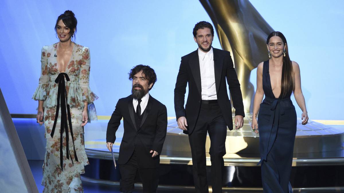 Los protagonistas de 'Juego de tronos' en los Emmy.