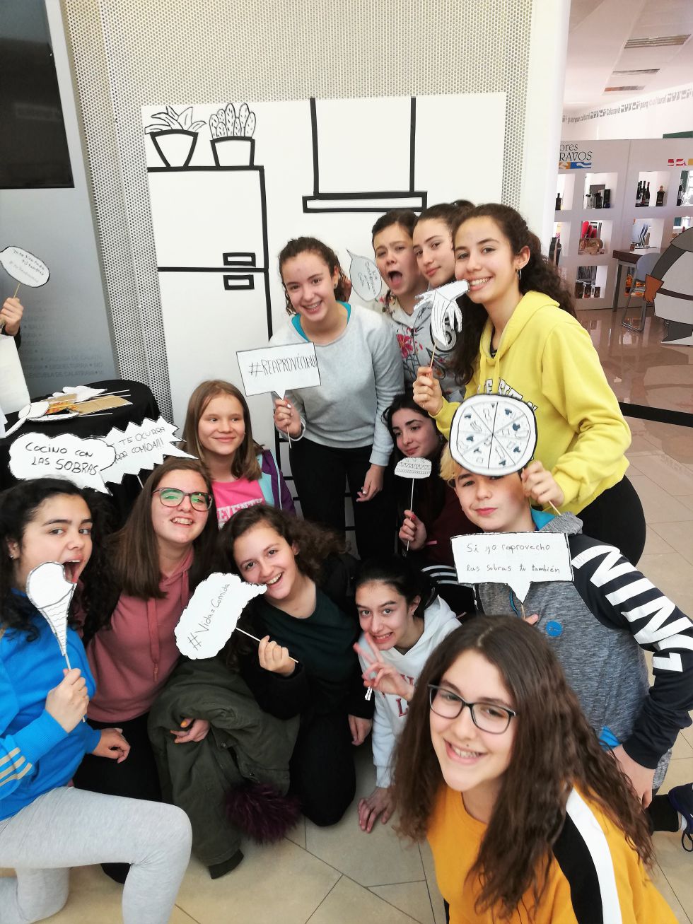 Estudiantes de segundo de ESO. IES 'Antonio Calvín'