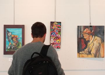 Un pintor de manos blancas