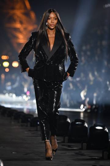 Naomi Campbell, en la Semana de la Moda de París, en septiembre.
