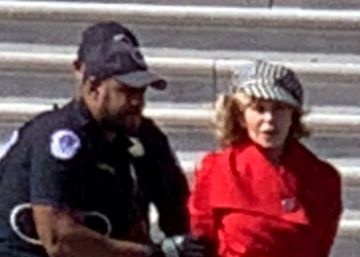 Jane Fonda, detenida en una protesta en Washington contra el cambio climático