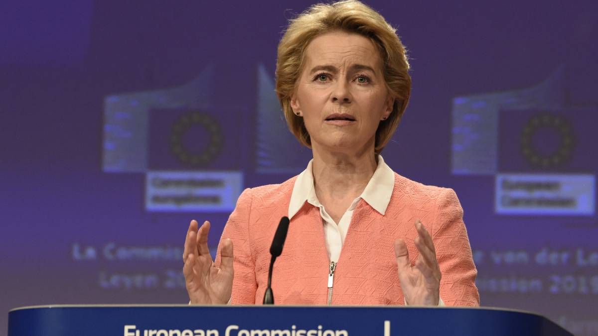 Ursula von der Leyen, el 10 de septiembre.