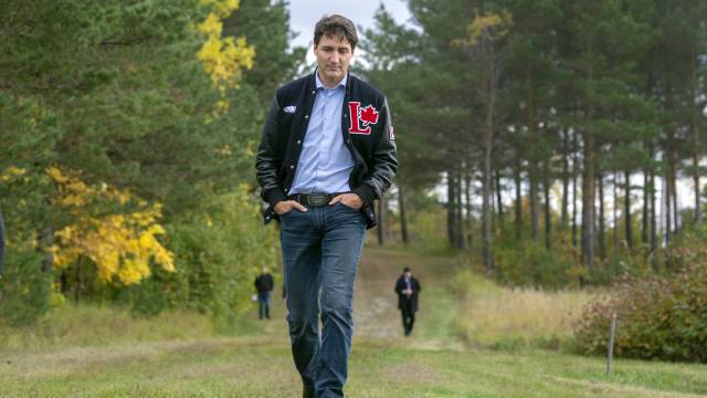 Trudeau, el pasado 4 de octubre en Quebec.