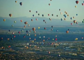 Um hipnótico espetáculo sobre o céu do Novo México