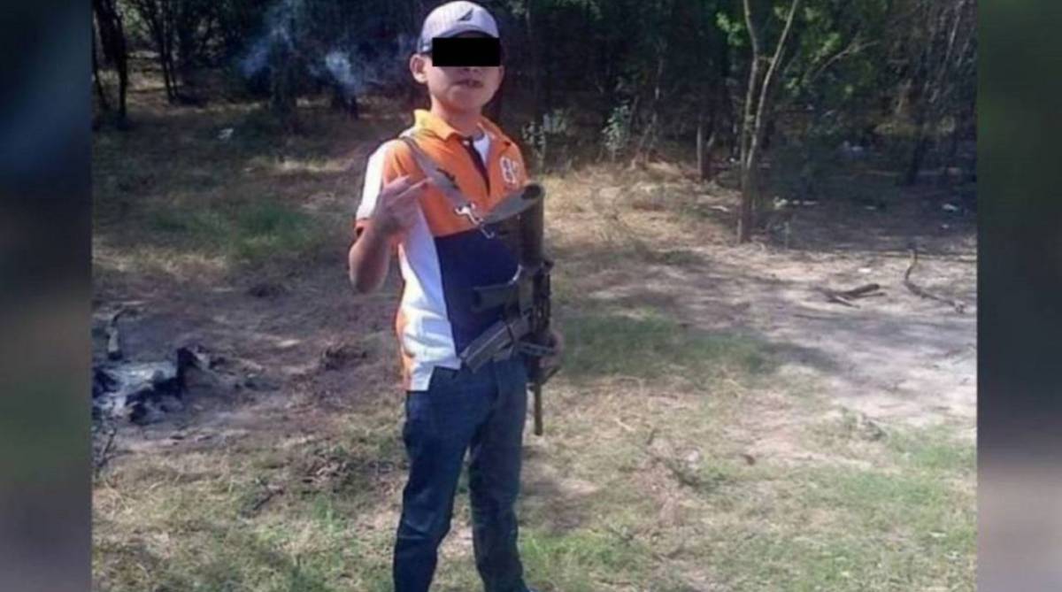 Juanito Pistolas, sicario de 16 años, abatido en Tamaulipas.