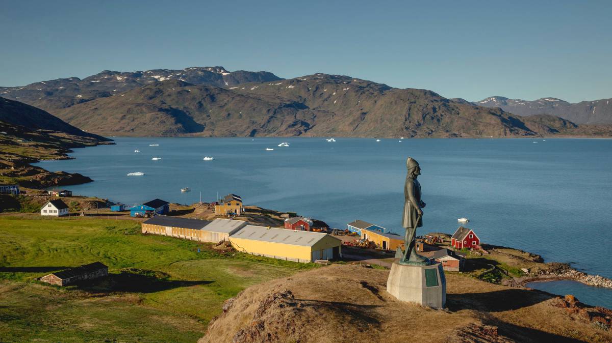 Estatua de Leif Ericson, en Qassiarsuk (Groenlandia).