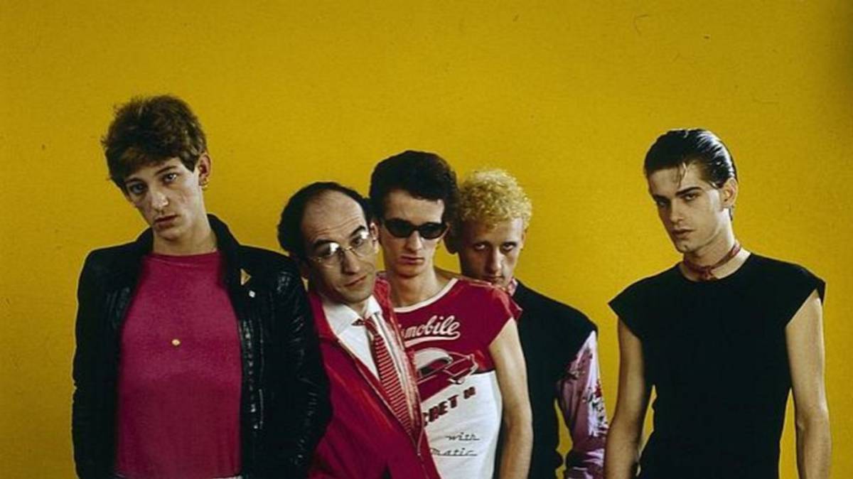 Los miembros originales de Radio Futura.