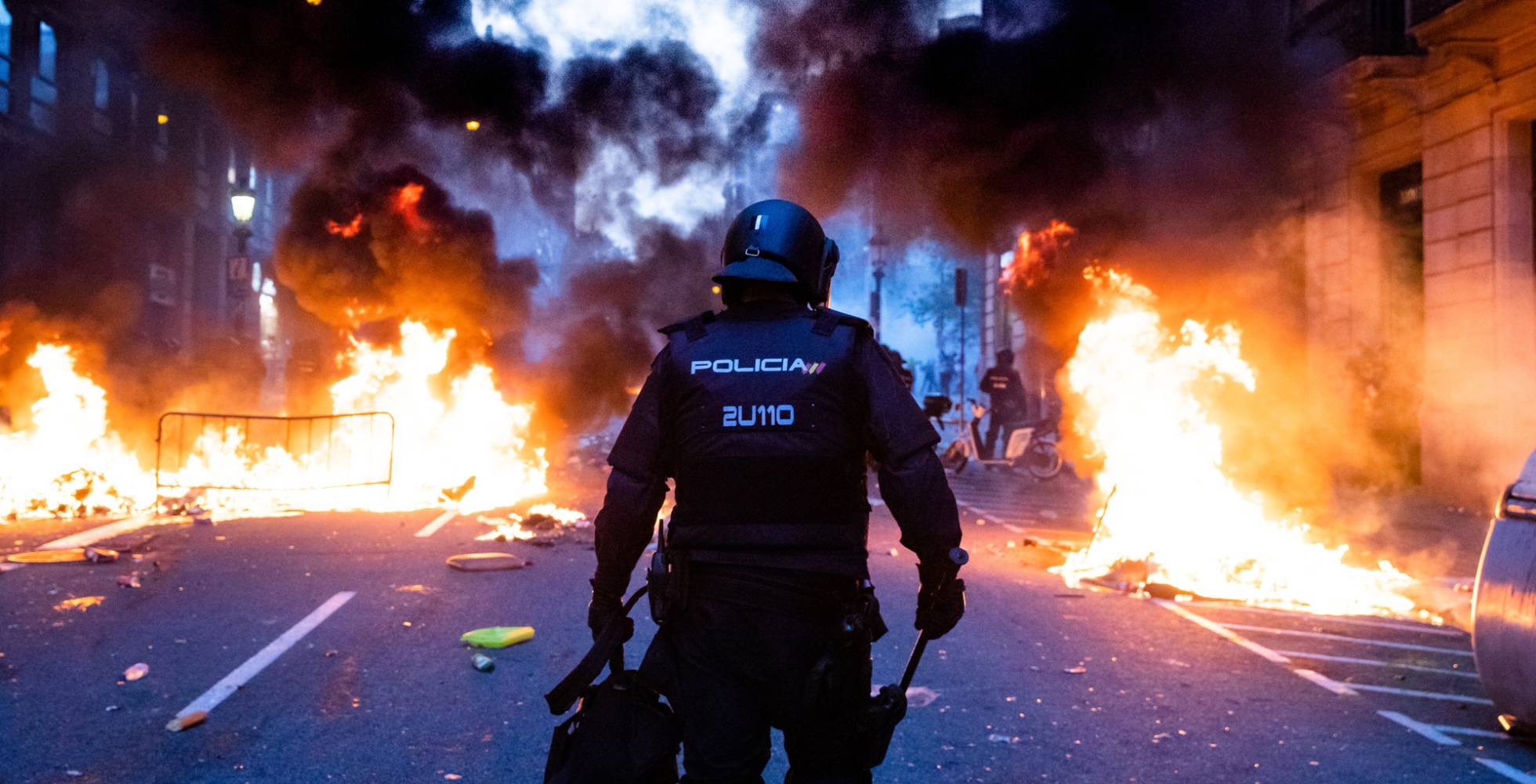 Quinto dia de protestos na Catalunha, em imagens