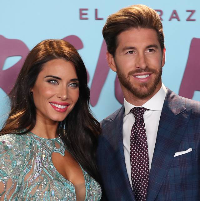 Pilar Rubio y Sergio Ramos, en el estreno de su documental.