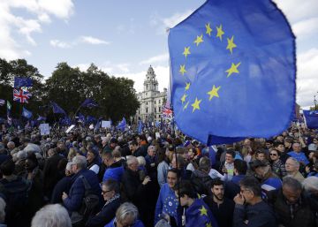 Manifestación en Londres para pedir un nuevo referéndum del Brexit