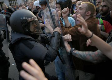 Sexto día de protestas en Cataluña, en imágenes