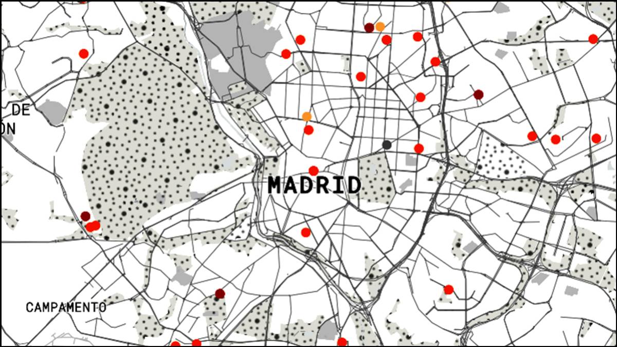 Las residencias sancionadas entre 2014 y 2018.