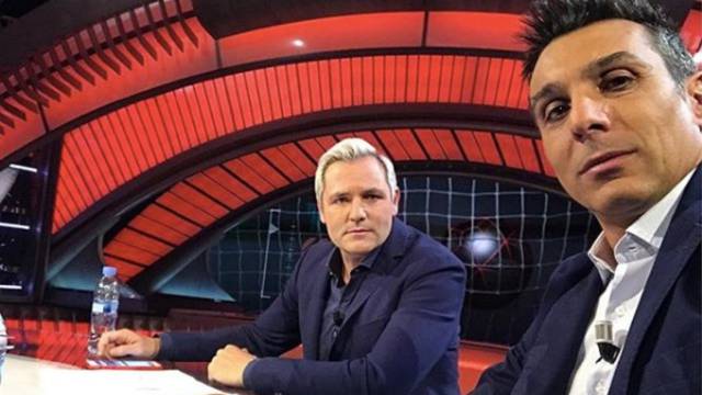 Santiago Cañizares y Gustavo López, en el plató.