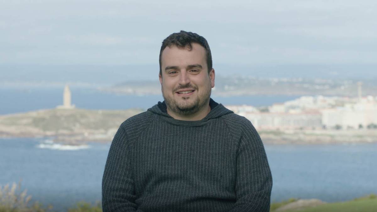 Santiago Caamaño, gallego de 26 años.