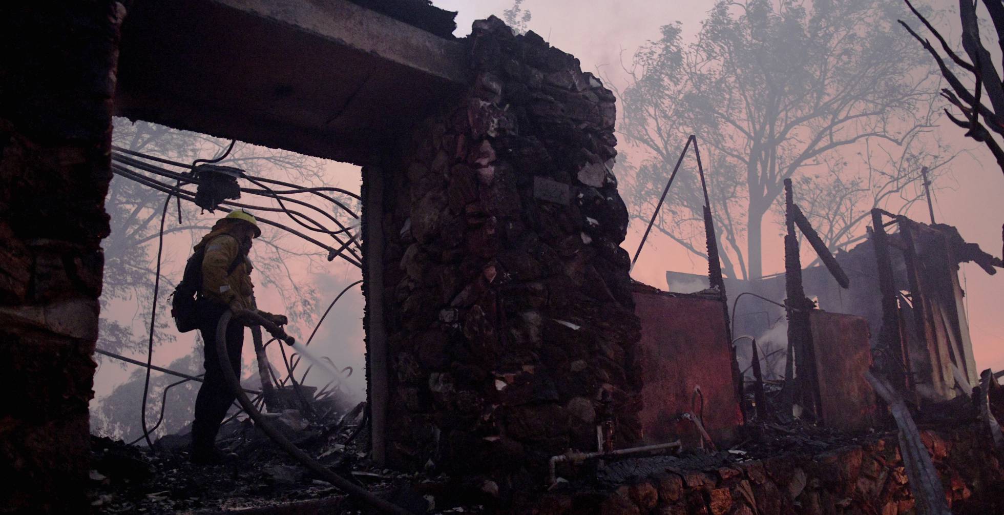 El incendio de California, en imágenes